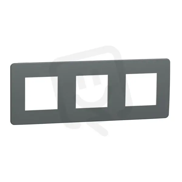 Krycí rámeček NOVÁ UNICA STUDIO COLOR trojnásobný, Dark Grey/Bílý Nejlepší Volba