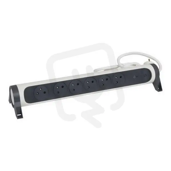 Nejprodávanější PRODLUŽOVACÍ PŘÍVOD 6X2P+T PŘEP. OCHRANA VYP/ZAP KABEL 1,5M BÍLÁ/TMAVĚ ŠEDÁ