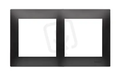 Oblíbený Rámeček 2-násobný Simon 54 Premium, IP20/IP44, černá matná KONTAKT SIMON DR2/49