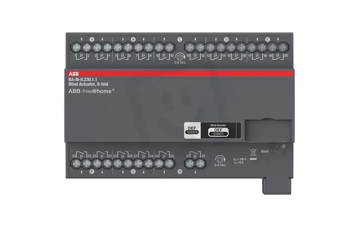 Člen akční žaluziový 8násobný, řadový BA-M-8.230.1.1 ABB 2CDG510029R0011 Cenový Hit