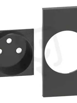 Vrácení Zdarma LIVING NOW KRYTKA ZÁSUVKY 2P+T 2 MODULY ČERNÁ BTICINO KG55