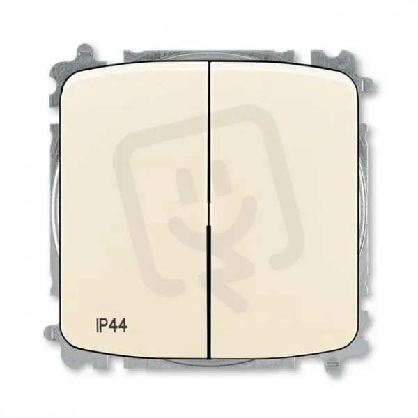 Sériový přepínač ABB TANGO řazení 5,IP44, bezšroub., slonová kost 3559A-A05940 C Pouze Dnes