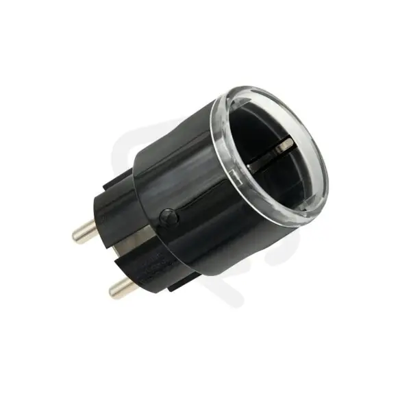 Ihned K Objednání Chytrá zásuvka SHELLY PLUG S MTR GEN3 BLACK, 12A, WiFi, BT, Matter, černá