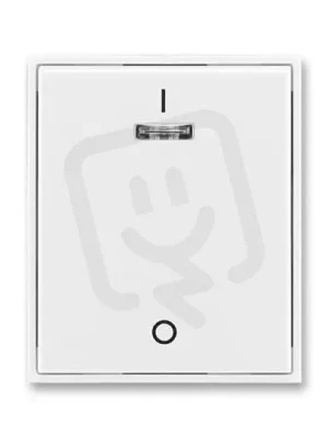 Levný Kryt spínaše ABB ELEMENT/TIME s průzorem (řaz.3S) bílá/bílá 3558E-A00933 03