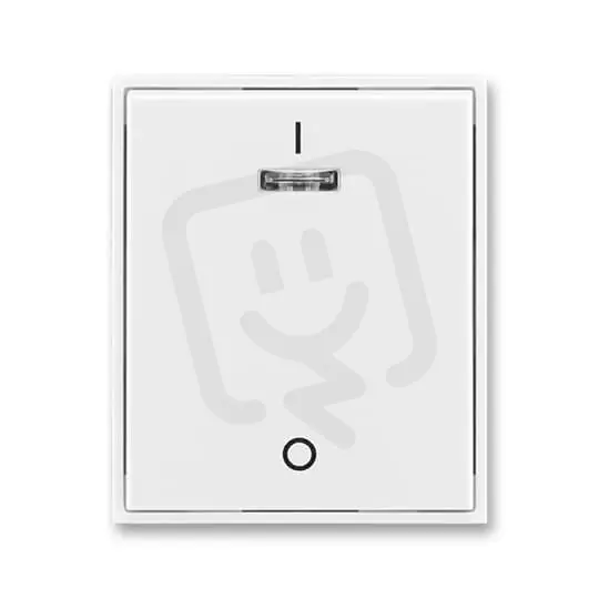 Levný Kryt spínaše ABB ELEMENT/TIME s průzorem (řaz.3S) bílá/bílá 3558E-A00933 03