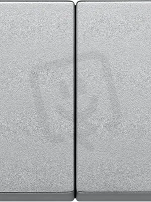 Merten Kryt spínače dvojitý, System M, Aluminium SCHNEIDER MTN433560 Finální Výprodej