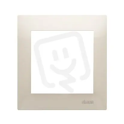 Značkový Rámeček 1-násobný Simon 54 Premium, IP20/IP44, krémová KONTAKT SIMON DR1/41
