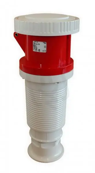 Pohyblivá zásuvka - spojka 125A 5P 400V 6h IP67 WALTHER 379 Časově Omezené