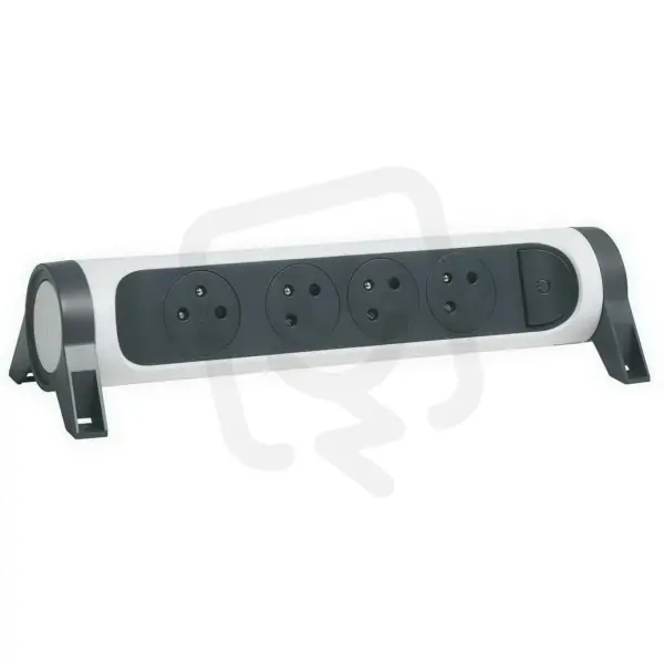 Nejlepší Cena PRODLUŽOVACÍ PŘÍVOD 4X2P+T, VYP/ZAP, BEZ KABELU, BÍLÁ/TMAVĚ ŠEDÁ LEGRAND 049465