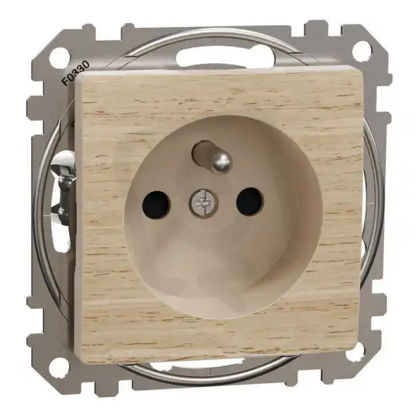 Zásuvka bezšroubová, Bříza,Sedna Design/Elements SCHNEIDER SDD180012U Sleva