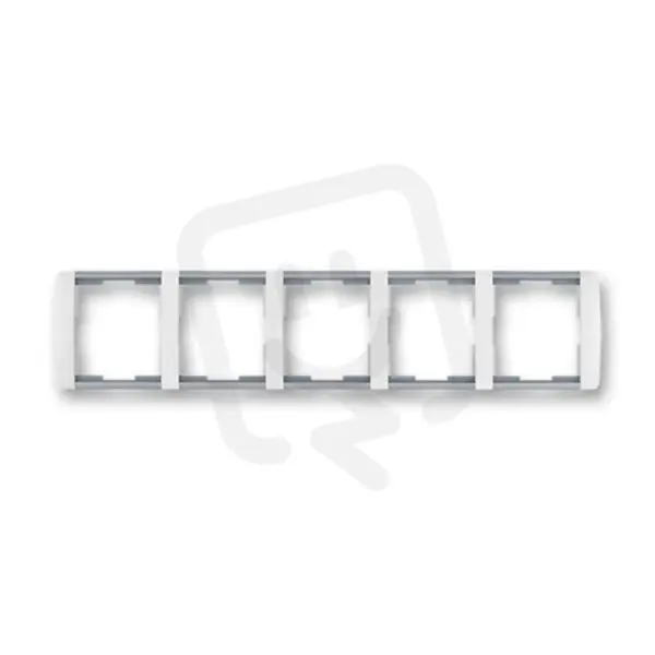 Pětirámeček ABB ELEMENT vodorovný bílá/ledová šedá 3901E-A00150 04 Aktuální