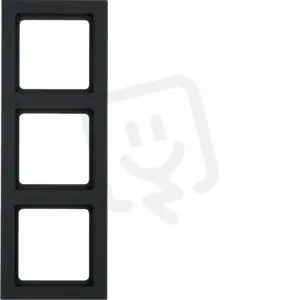 Rámeček 3-násobný, Q.3, antracit, sametová BERKER 10136096 Oblíbený