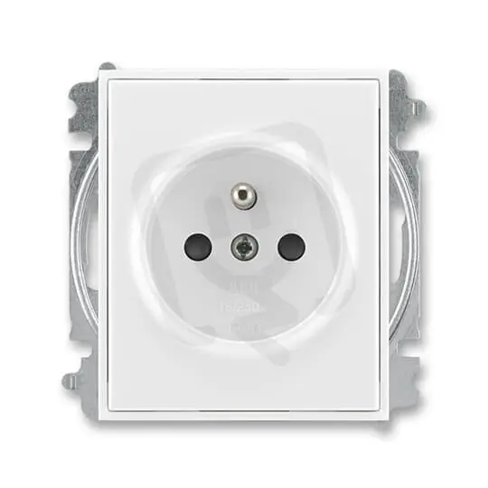 Kryt zásuvky ABB ELEMENT/TIME (5519E-A02357 03) bílá/bílá ND5519E-A02351 03 Cenově Výhodný