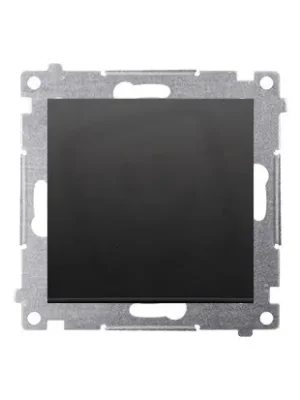 Odeslání Ihned Přepínač střídavý, řazení 6, 10AX, 250V~, černá matná KONTAKT SIMON DW6.01/X/49