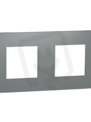 Krycí rámeček NOVÁ UNICA STUDIO COLOR dvojnásobný, Dark Grey/Bílý Bezpečná Platba