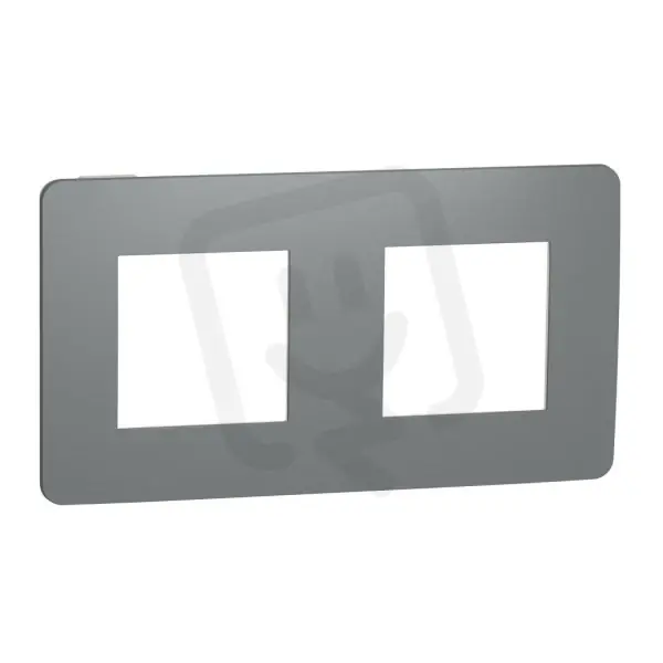 Krycí rámeček NOVÁ UNICA STUDIO COLOR dvojnásobný, Dark Grey/Bílý Bezpečná Platba