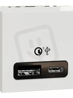 NOVÁ UNICA Dvojitý nabíjecí USB konektor A+C 18W, 2.4A, 2M, Bílý Objednat Nyní