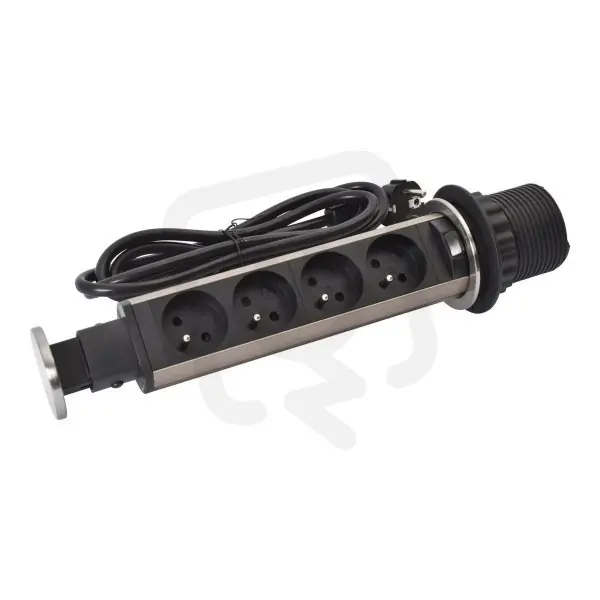TOWER 60 VÝSUVNÝ ZÁSUVKOVÝ BLOK 4X2P+T 2M KABEL S VIDLICÍ 2P+T LEGRAND 654972 Vrácení Zdarma