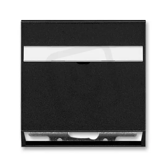 Finální Výprodej Kryt zásuvky komunikační s popisovým polem 5014M-A00100 37 onyx Neo ABB