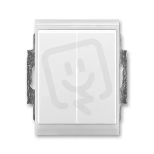 Must-Have Sériový přepínač ABB ELEMENT/TIME řazení 5,IP44,bílá/ledová bílá 3558E-A05940 01