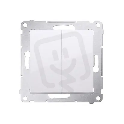 Spínač sériový, řazení 5, 10AX, 250V~, bílá KONTAKT SIMON DW5.01/11 Levný