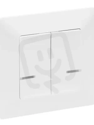 Valena Life with Netatmo - 2násobný spínač s ‘‘N‘‘ vodičem, bílá LEGRAND 752188 Tovární Cena