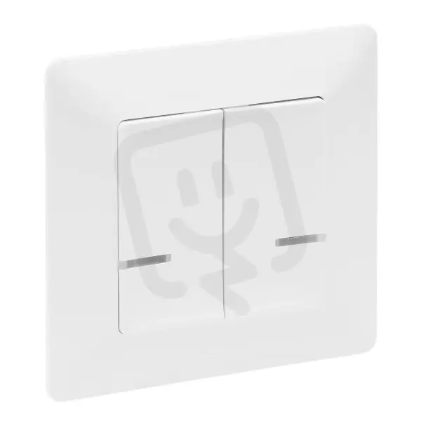 Valena Life with Netatmo - 2násobný spínač s ‘‘N‘‘ vodičem, bílá LEGRAND 752188 Tovární Cena