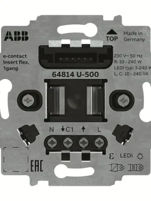Přístroj spínací flex e-kontakt 64814 U-500 ABB 2CKA006800A3048 Nejlepší Cena