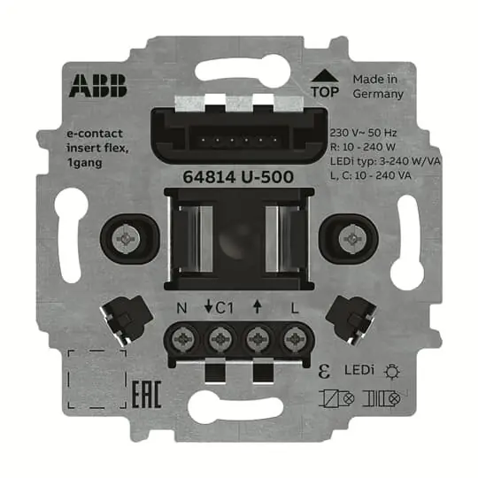 Přístroj spínací flex e-kontakt 64814 U-500 ABB 2CKA006800A3048 Nejlepší Cena