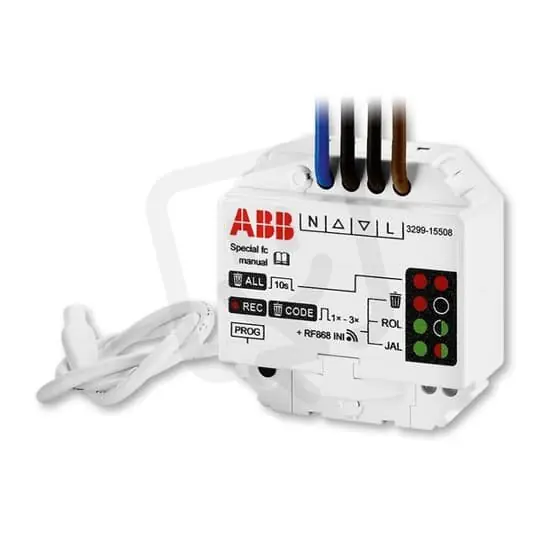 ABB Přístroj Rf 3299-15508 Modul přijímače RF signálu,žaluziový,vestavný,868 MHz Hit Sezóny