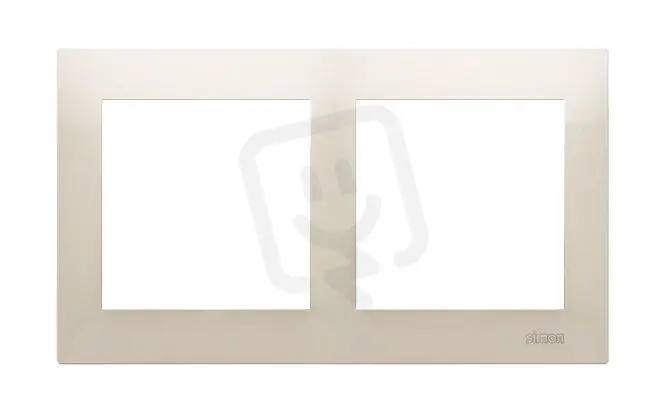 Must-Have Rámeček 2-násobný Simon 54 Premium, IP20/IP44, krémová KONTAKT SIMON DR2/41