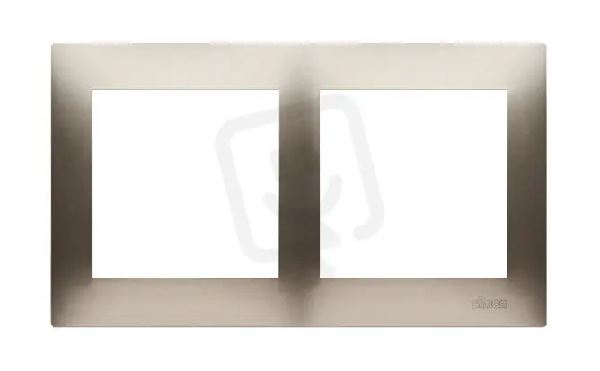 Speciální Cena Rámeček 2-násobný Simon 54 Premium, IP20/IP44, zlatá matná, metalizované DR2/44