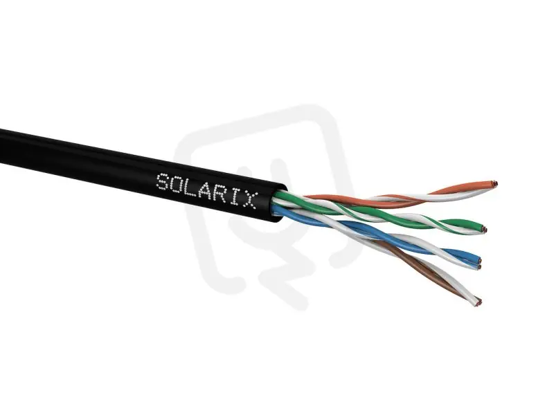 Hit Sezóny Venkovní instalační kabel CAT5E UTP PE Fca 305m/box SOLARIX 27655191