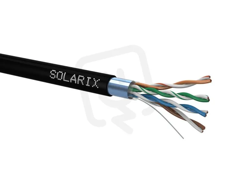 Venkovní instalační kabel CAT5E FTP PE Fca 305m/box SOLARIX 27655192 Vysoce Kvalitní