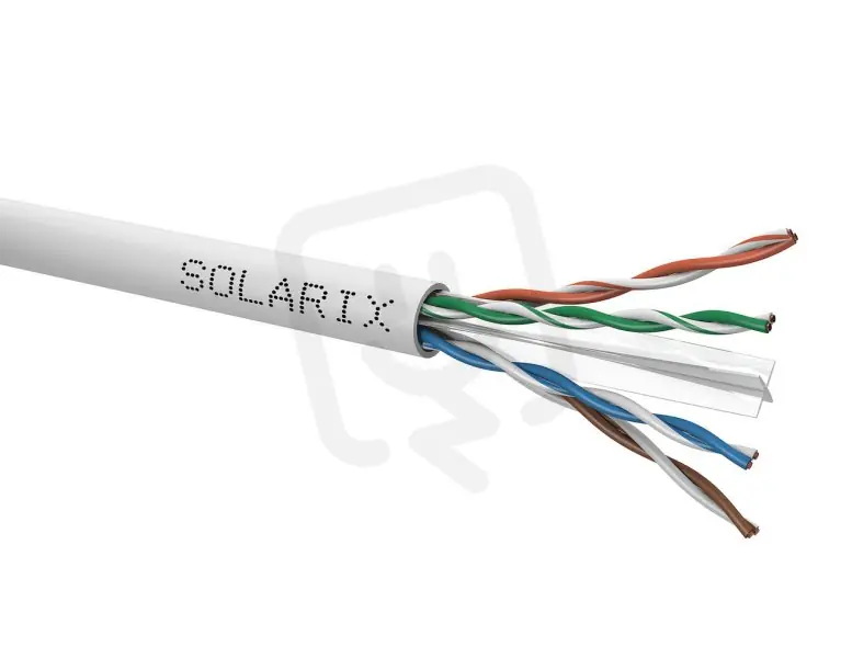 Ihned K Objednání Instalační kabel CAT6 UTP PVC Eca 305m/box SOLARIX 26100001