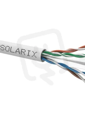 Instalační kabel CAT6 UTP PVC Eca 500m/cívka SOLARIX 26000001 Expresní Doručení