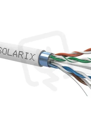 Instalační kabel CAT6 FTP PVC Eca 500m/cívka SOLARIX 26000003 Sleva