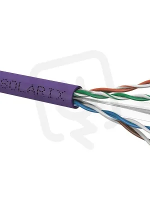 Zlevněný Instalační kabel CAT6 UTP LSOH Dca s2 d2 a1 500m/cívka SOLARIX 26000021