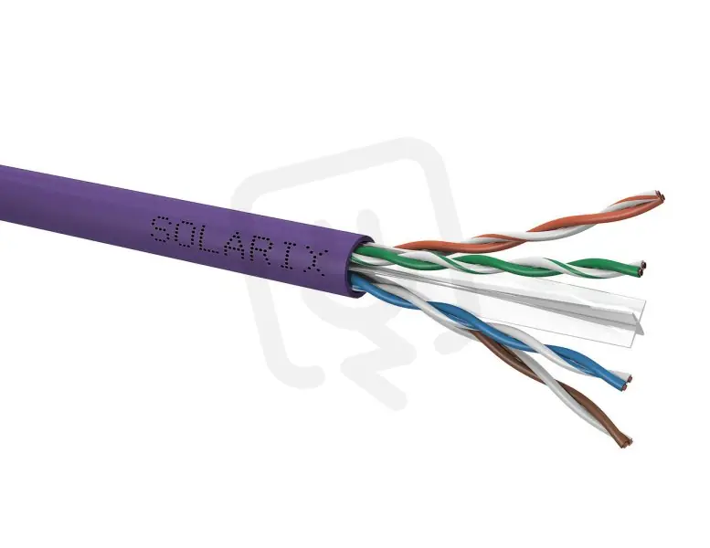 Zlevněný Instalační kabel CAT6 UTP LSOH Dca s2 d2 a1 500m/cívka SOLARIX 26000021