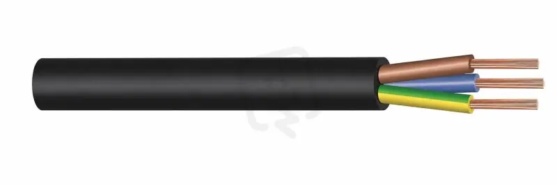 Silový vodič H05VV-F 2X1,00 černá (CYSY) Vrácení Zdarma