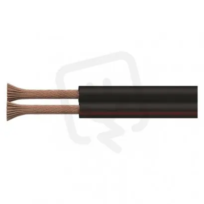 Dvojlinka nestíněná 2x0,75mm černo/rudá, 100m EMOS S8270 Sezónní Sleva