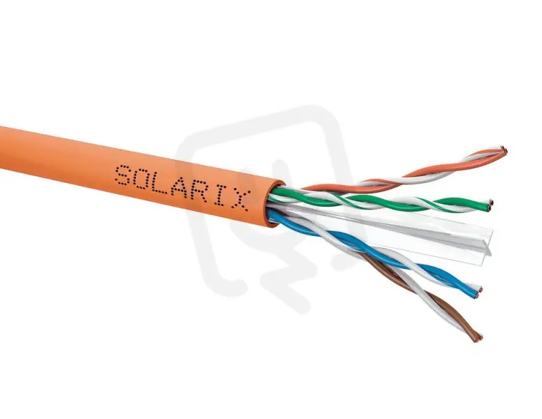 Instalační kabel CAT6 UTP LSOH LSOHFR B2ca s1a d1 a1 500m/cívka SOLARIX 26000033 Must-Have