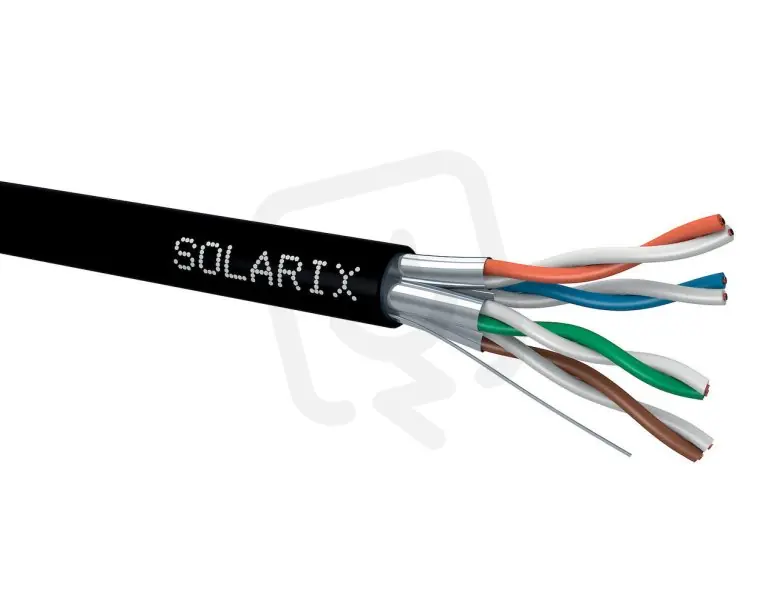 Instalační kabel CAT6A STP PE Fca 500m/cívka SOLARIX 26000040 Expresní Doručení