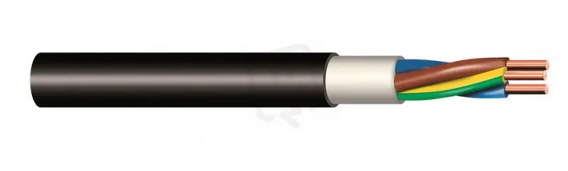 Výhodná Nabídka Silový kabel pevný CYKY-O 7 X 1,5
