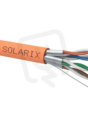 Cenově Výhodný Instalační kabel CAT6A STP LSOH B2ca s1a d1 a1 500m/cívka SOLARIX 26000037