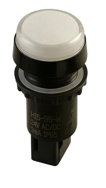 Pouze Dnes Indikační signálka HIS-95 W 24AC/DC 22mm bílá ELECO 216632