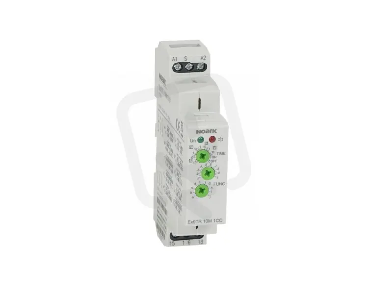 Časové relé NOARK EX9TR 10M 1CO 10 funkcí,1x přep. kontakt 16A 12-240V AC/DC Sezónní Sleva