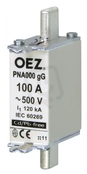 Nízká Cena PNA000 6A gG Pojistková vložka AC 500V/DC 250V vel.000 OEZ 40477