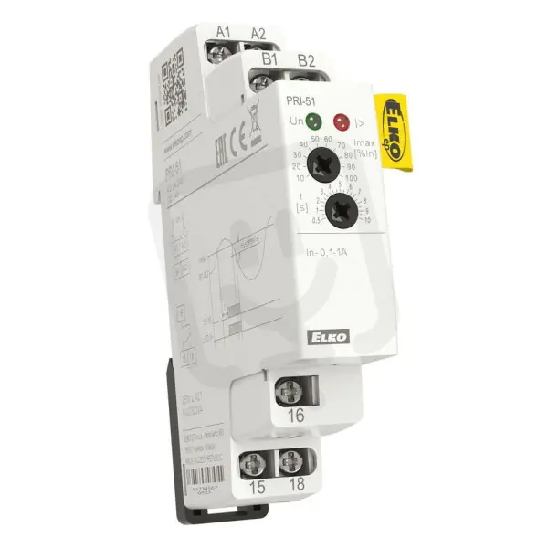 Pouze Dnes Hlídací proudové relé PRI-51/5A ELKO EP 8595188124928