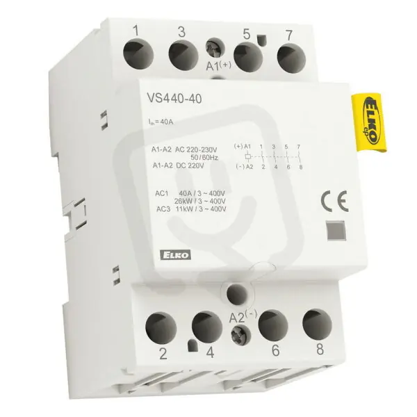 Sleva Instalační stykač 4x40A VS440-40 24V AC/DC ELKO EP 8595188129565